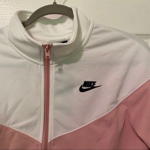 Nike | Pink and White Tracksuit (top & bottom included)